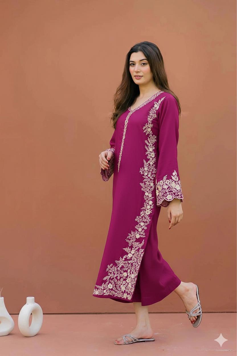 PURE LAWN EMBROIDERED 2PC