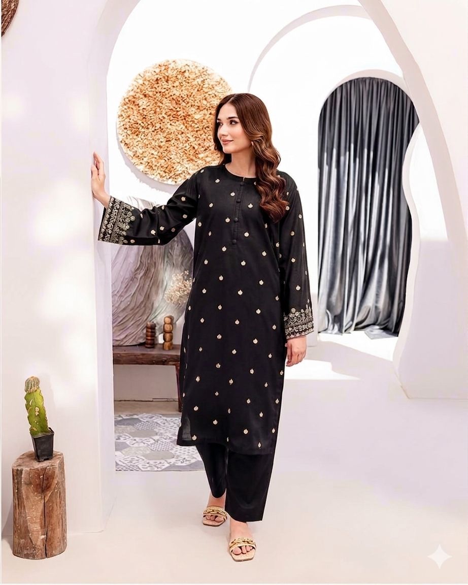 PURE LAWN EMBROIDERED 2PC