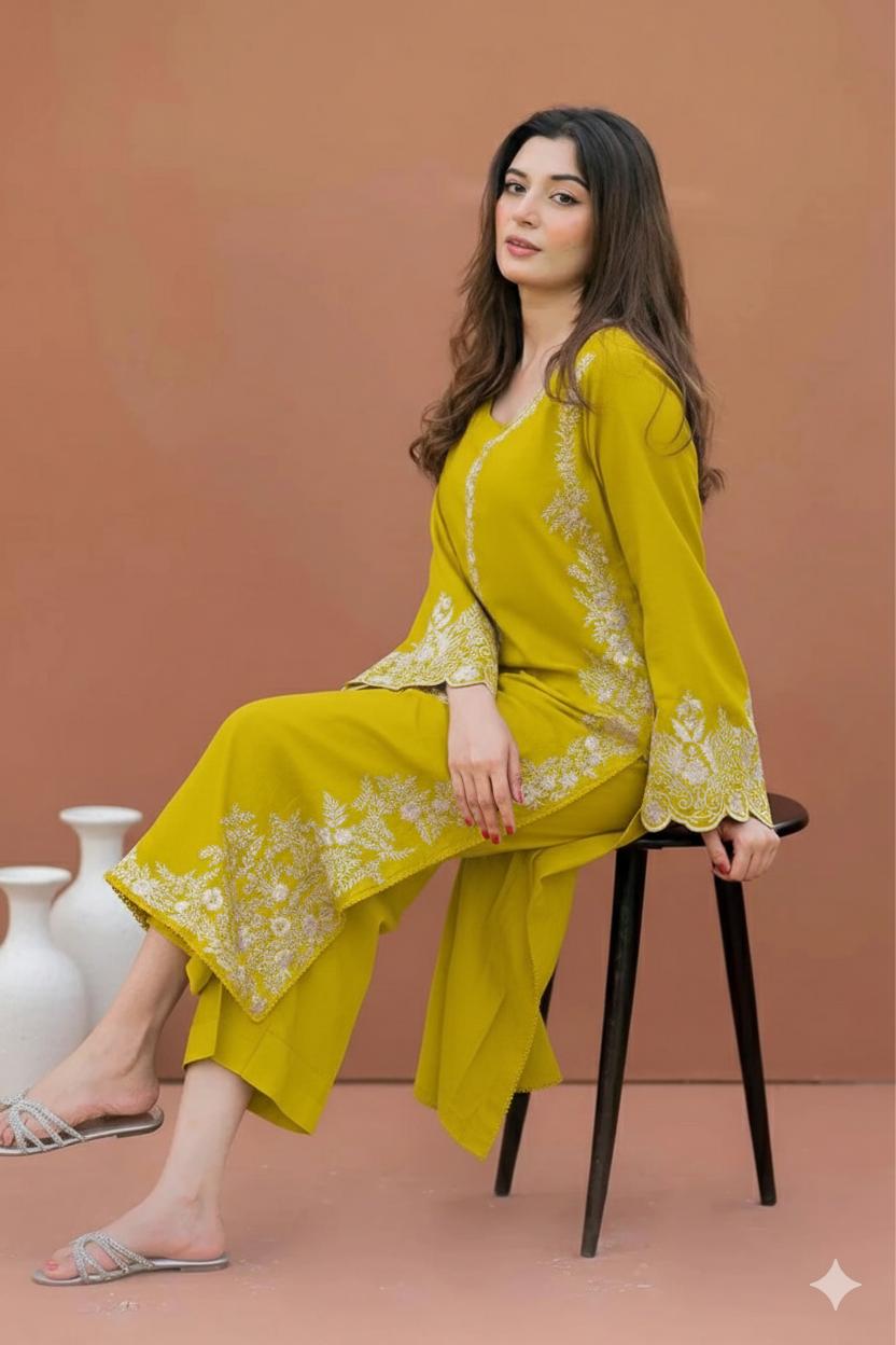 PURE LAWN EMBROIDERED 2PC