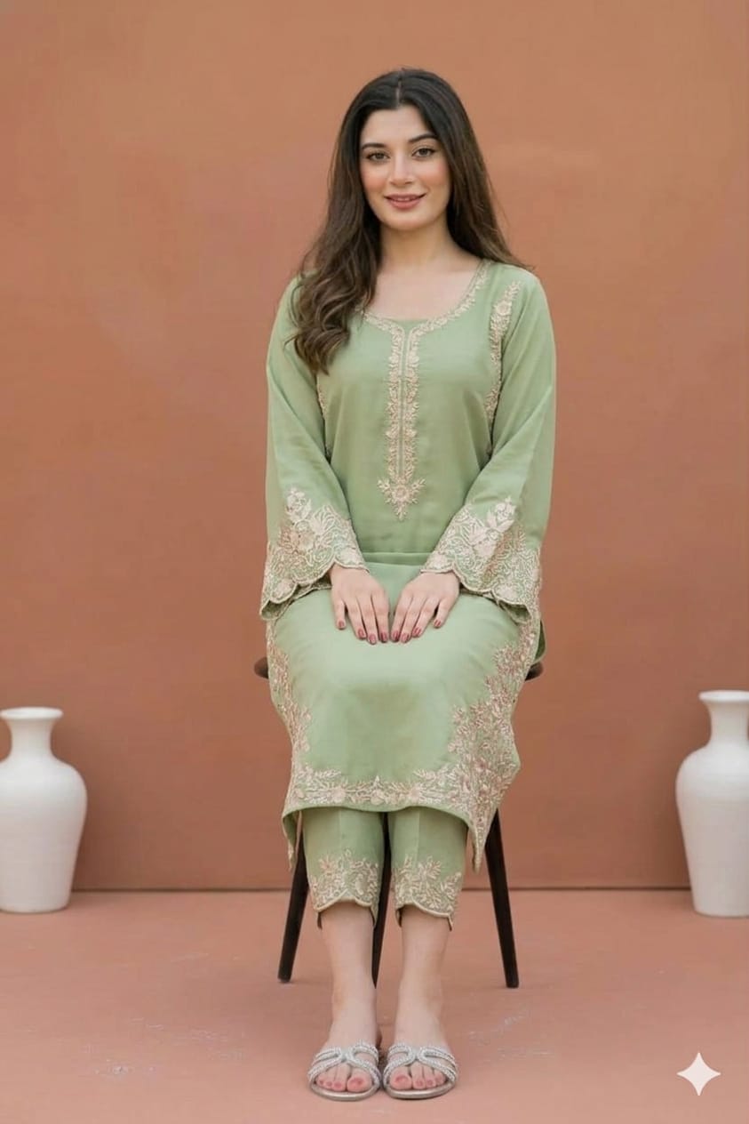 PURE LAWN EMBROIDERED 2PC