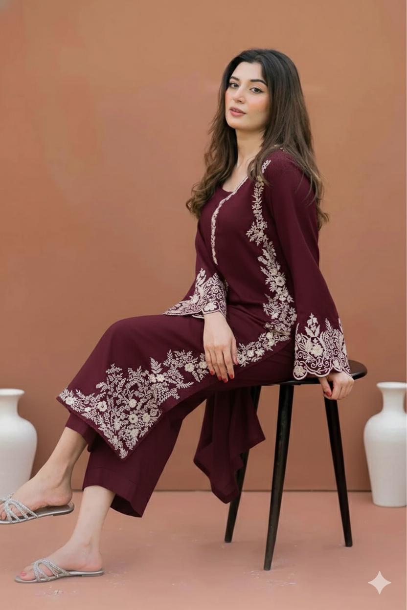 PURE LAWN EMBROIDERED 2PC