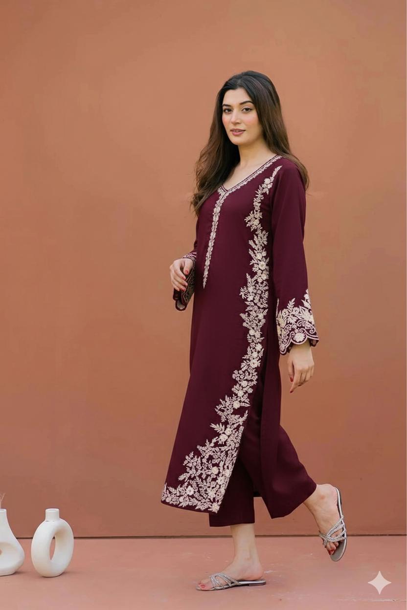 PURE LAWN EMBROIDERED 2PC