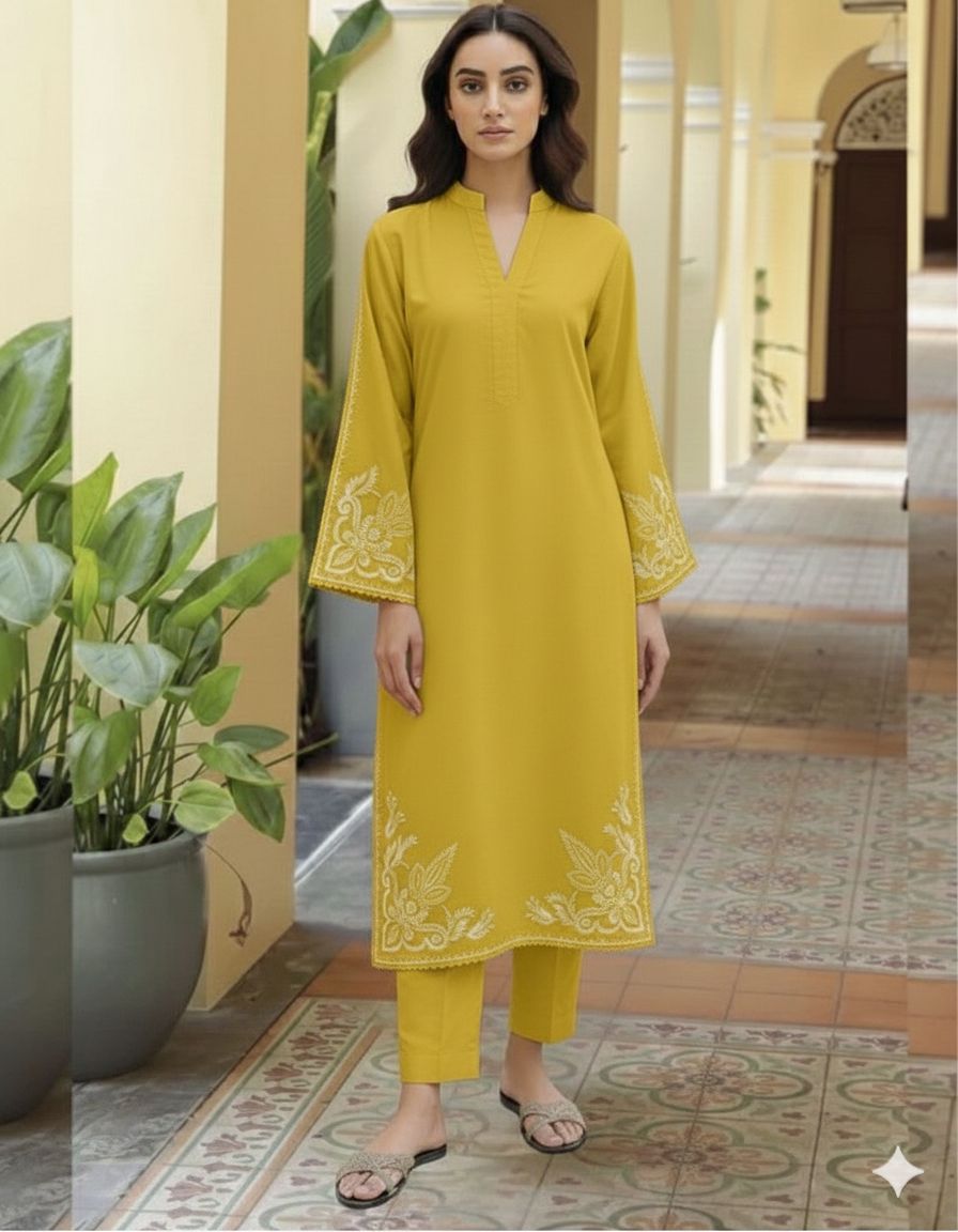 PURE LAWN EMBROIDERED 2PC