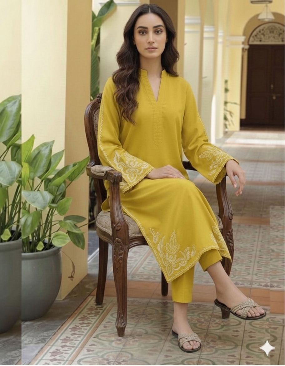 PURE LAWN EMBROIDERED 2PC