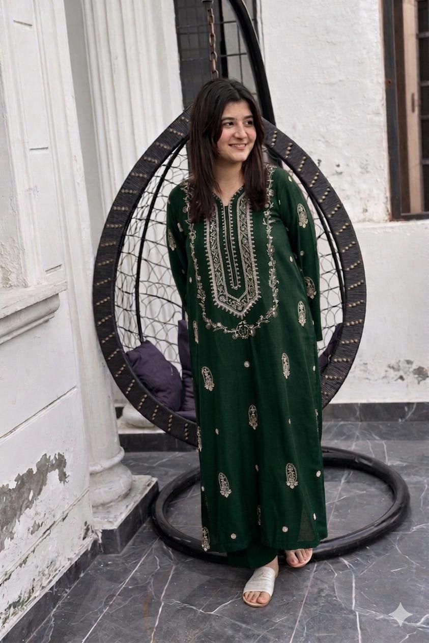 PURE LAWN EMBROIDERED 2PC