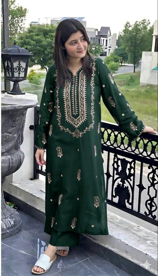 PURE LAWN EMBROIDERED 2PC