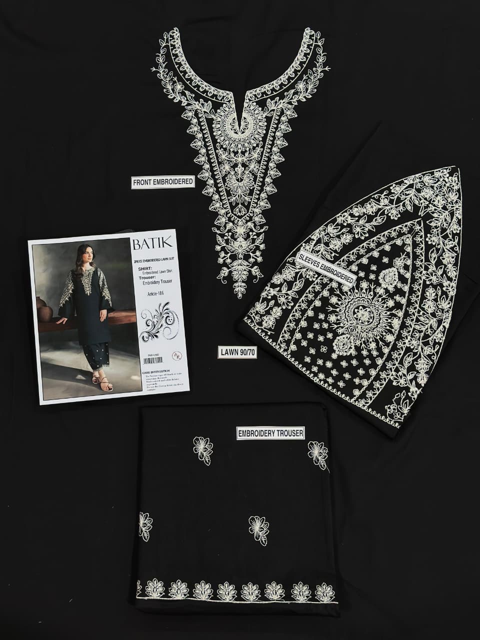PURE LAWN EMBROIDERED 2PC