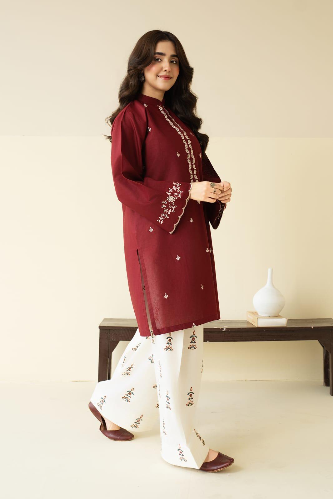 PURE LAWN EMBROIDERED 2PC