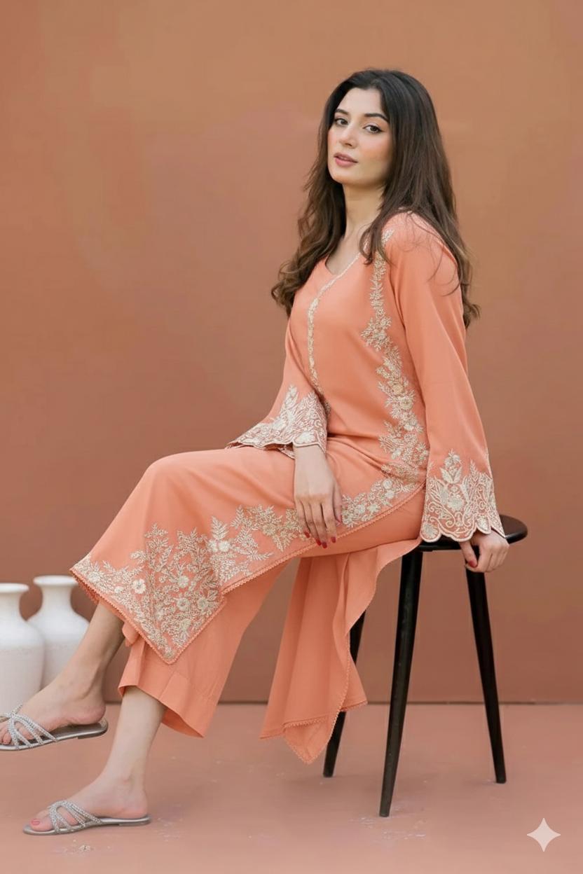 PURE LAWN EMBROIDERED 2PC